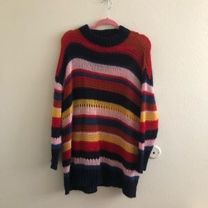 Rainbow Zara Sweater Dress